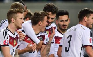 Alemania ganó 2-1 a Georgia y clasificó a la Eurocopa 2016