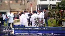 San Juan de Lurigancho: obrero fue acribillado frente a colegio