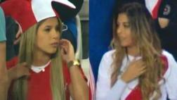 Alondra y Yahaira Plasencia alentaron a Perú desde la tribuna