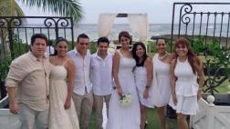 Karen Schwarz recuerda su boda con Ezio Oliva con esta foto