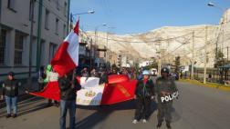 Junín: trabajadores de Doe Run protestaron en Carretera Central