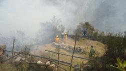 Machu Picchu: incendio forestal aún no se apaga pese a lluvia