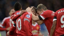 Manchester United venció 3-0 a Everton FC por la Premier League
