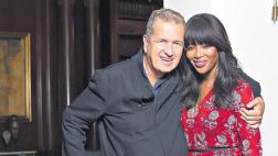 Naomi Campbell dialogó con "El Comercio" a su paso por Lima