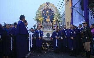 Señor de los Milagros realizó su tercer recorrido procesional