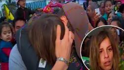 Así recibió Guty a Alejandra Baigorria en la meta de carrera
