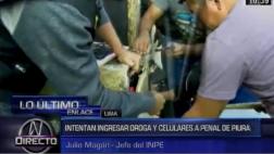 Trabajadores del INPE quisieron meter celulares y droga a penal