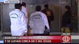 Miraflores: entró a robar a casino y administrador lo atropelló