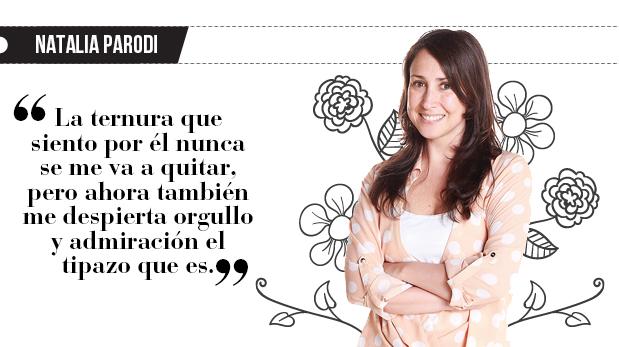 Natalia Parodi: "El pequeño creció"