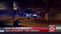 Lince: 'raquetero' fue abatido en balacera con la policía