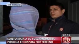 Ate: vigilante de 19 años asesinó a sus suegros en Santa Clara