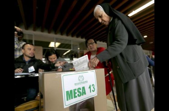 Elecciones en Colombia fueron las "más pacíficas" en años