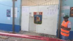 Trujillo: extorsionadores en moto balearon puerta de colegio