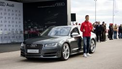 Audi entrego autos a jugadores del Real Madrid