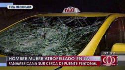 Anciano falleció atropellado cerca a puente peatonal en VES