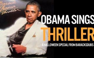 Barack Obama cantó 'Thriller' de Michael Jackson por Halloween