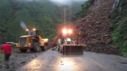 El Niño: Carretera Belaunde Terry afectada por deslizamientos