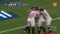 Universitario: Raúl Ruidíaz marcó de cabeza ante Sport Huancayo