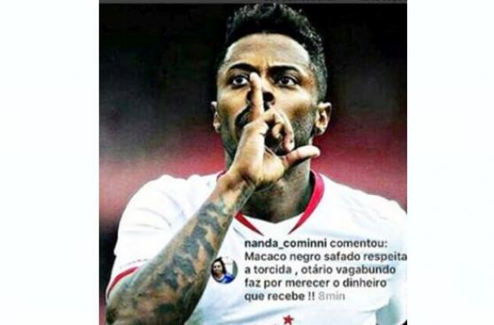 Michel Bastos denuncia a quien le llamó "mono" en Instagram
