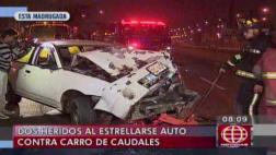 Lince: chofer se quedó dormido y embistió carro de caudales