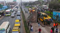 Carretera Central fue reabierta en Ate luego de más de 7 horas