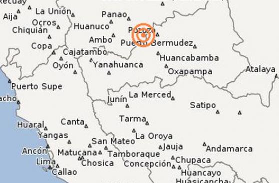 Temblor en Pasco: IGP registró 4,5 grados Richter