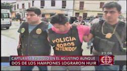 Capturan a cuatro delincuentes tras balacera en El Agustino