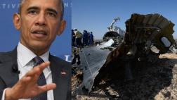 Obama admite que una bomba pudo haber derribado el avión ruso
