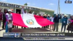 La Yarada-Los Palos: pobladores celebraron creación de distrito