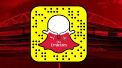 Snapchat: Arsenal de Inglaterra creó un entretenido perfil