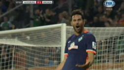 Claudio Pizarro anotó golazo, tras su retorno al Werder Bremen