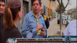 Cromwell Gálvez participó en operativo de municipio de Breña