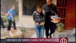 Ate: fueron atrapados robando una casa y les cortaron el pelo