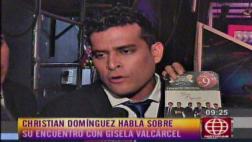 Christian Domínguez: "Con Gisela Valcárcel ya está todo bien"