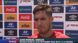 Vargas y su ocurrente respuesta sobre lesión de Claudio Pizarro
