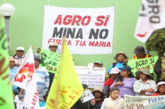 Doce de 46 proyectos mineros enfrentan conflictos sociales