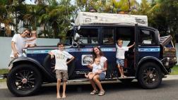 Conoce a los Zapp, la familia que viaja en auto por el mundo