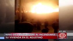 Incendio en El Agustino: niño murió y sobrevivió su gemelo