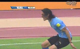 Uruguay: Edinson Cavani le anotó este gol de cabeza a Ecuador