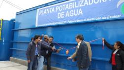 Espinar recibió dos modernas plantas para potabilizar agua