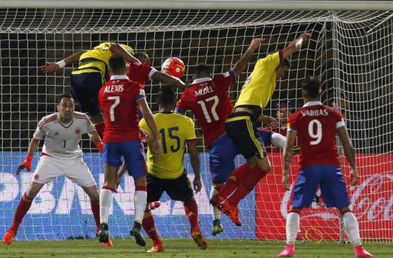 Chile vs. Colombia: las imágenes del partidazo en Santiago