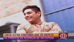 Erick Elera inició trámites de divorcio con Analía Rodríguez