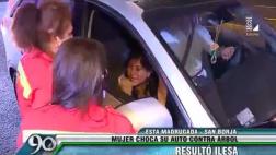 San Borja: exceso de velocidad provocó dos accidentes viales