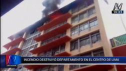 Cercado: incendio habría sido causado por niños con fósforos