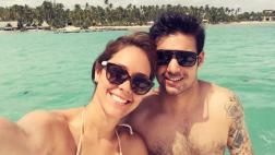 Karen Schwarz sorprendió así a Ezio Oliva por su cumpleaños