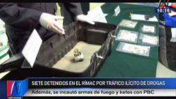 Rímac: diez detenidos y droga decomisada en operativo policial