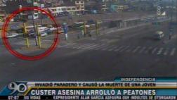 Coaster que hacía carrera arrolló a peatones y mató adolescente