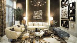 Logra habitaciones glamorosas con una decoración de lujo