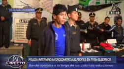 Metro de Lima: desbaratan banda que vendía droga en estaciones