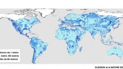 Crean el primer mapa global del agua subterránea